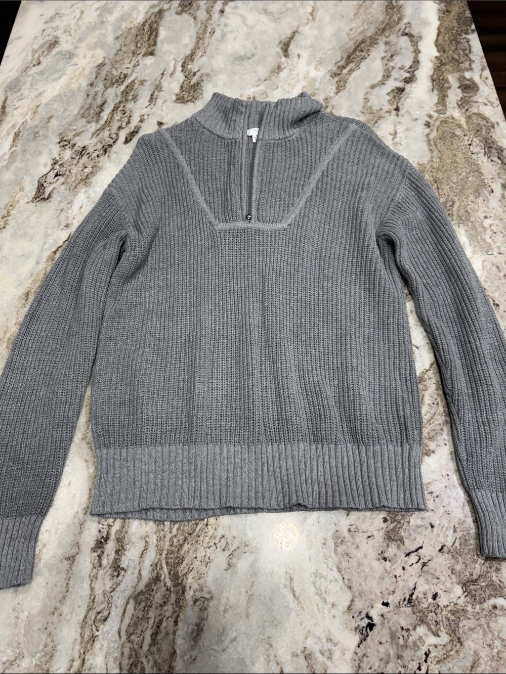 Women’s size medium knitted half zip sweater